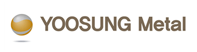 YOOSUNG Metal 영문형 로고